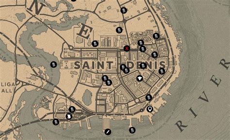 st denis red dead redemption 2|red dead redemption 2 secret map.